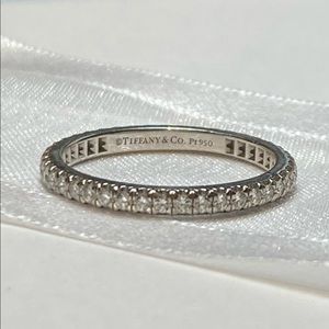 Tiffany Platinum Diamond Eternity Band